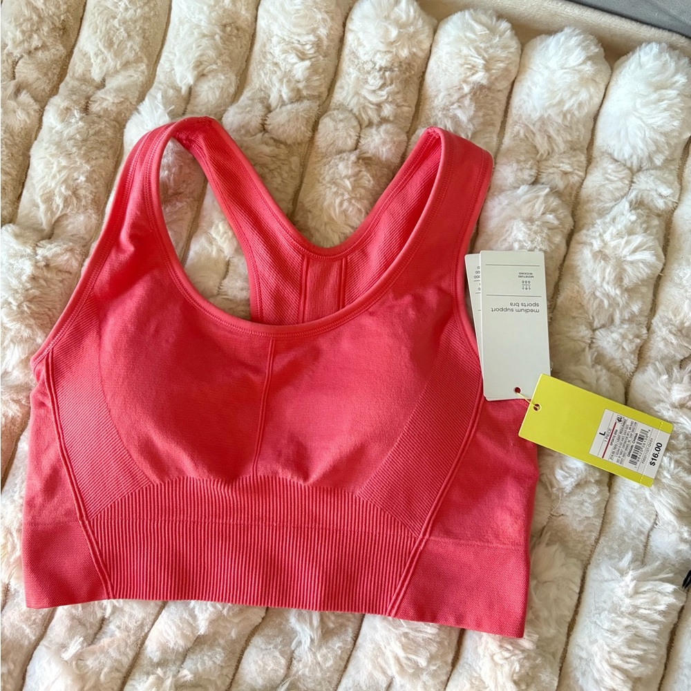 Liz Lange for Target Coral Sports Bra
